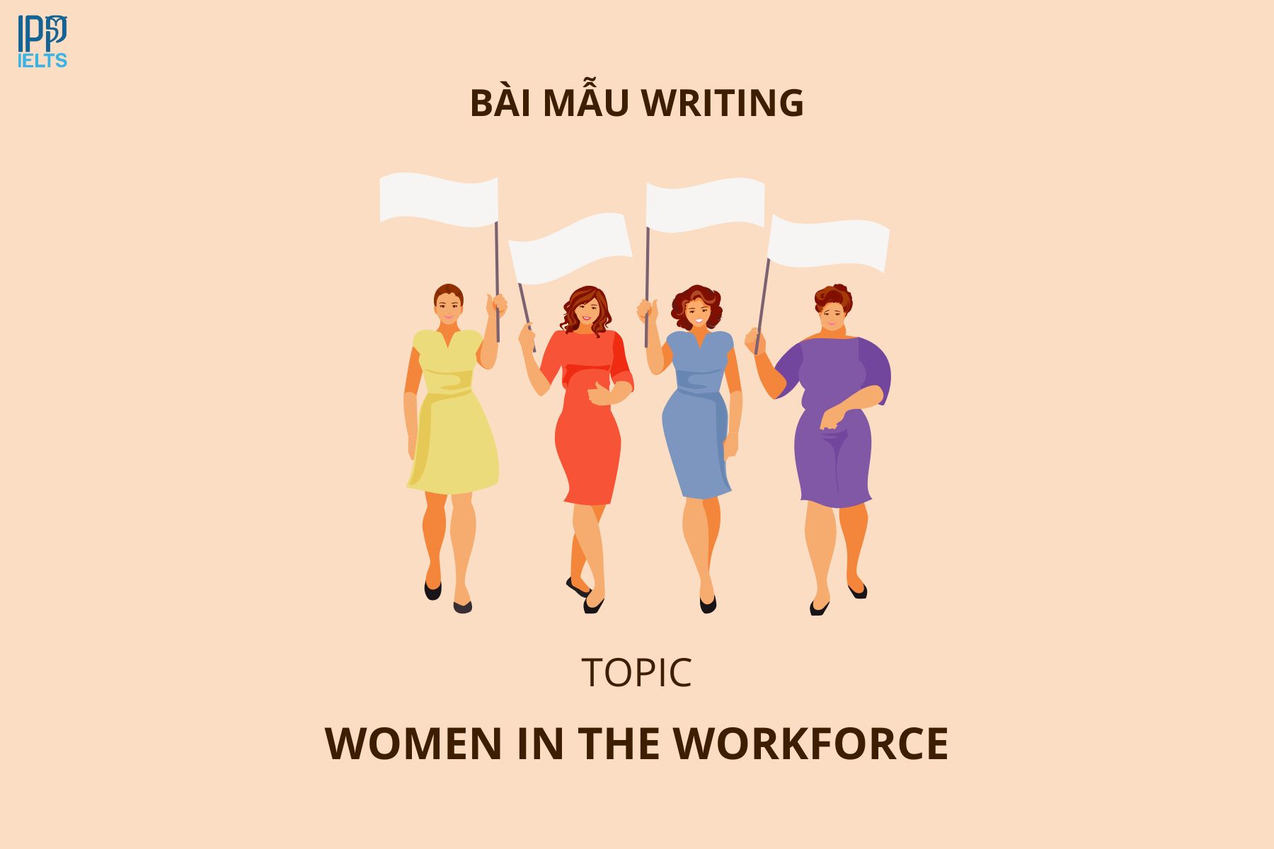 ảnh bìa bài mẫu IELTS chủ đề Women in the Workplace