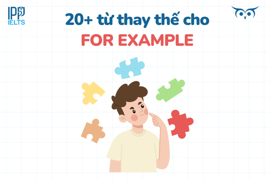 từ thay thế cho For example