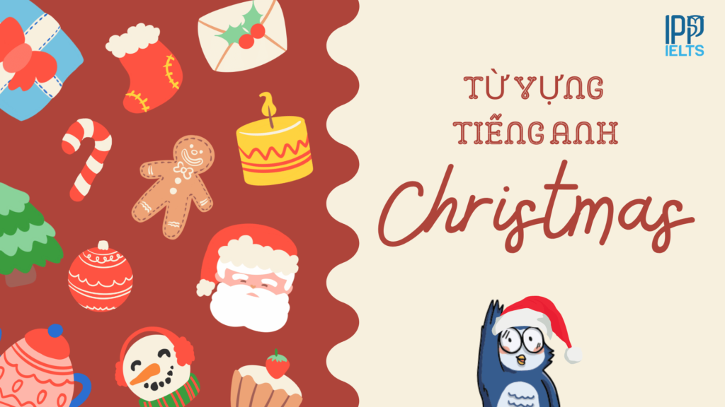 ảnh bìa từ vựng giáng sinh tiếng anh