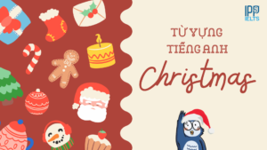 ảnh bìa từ vựng giáng sinh tiếng anh
